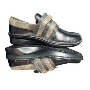 Naot Womens Celesta Loafer Size 7-7.5 EU 38 Black Leather Comfort Flat Shoe